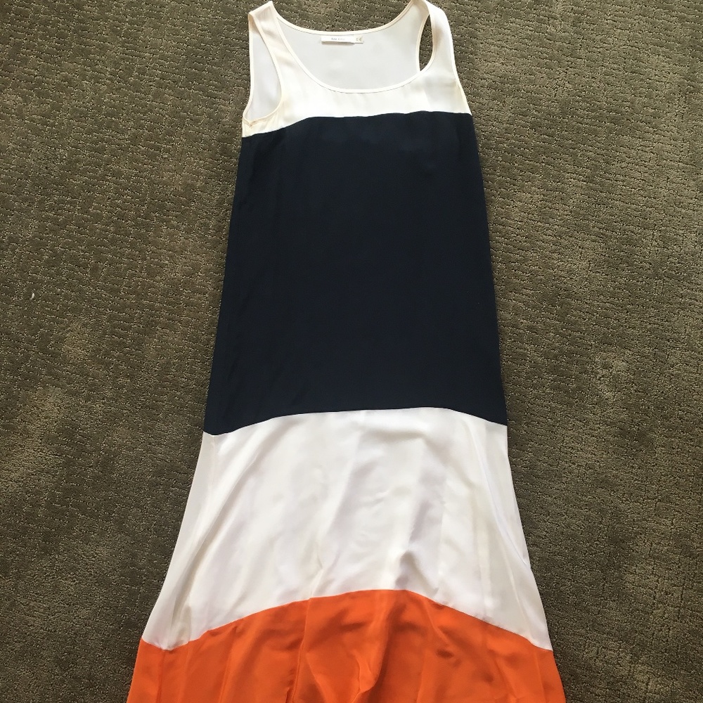 Women's Multi-Color Silk Dress